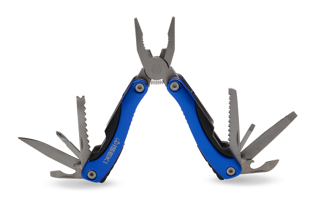 Multitool und Taschenlampen Set - blau